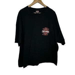 HARLEY-DAVIDSON Motorcycles Milwaukie WI Black Tshirt Men’s Size 3XL